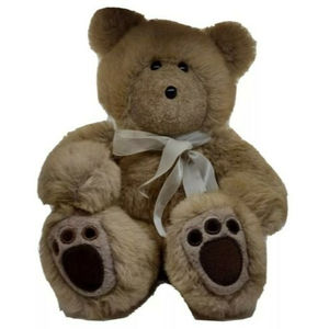 Cartier Vintage Deri Bear Plush Tan Teddy Annual Limited Edition